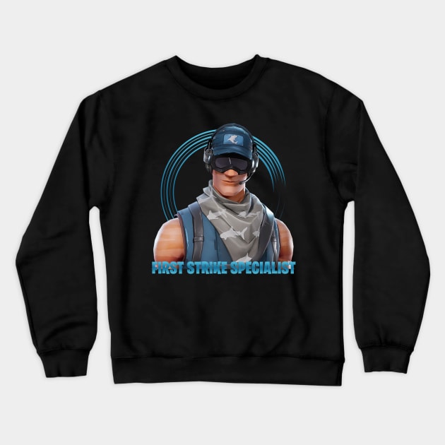 First strike Specialist Crewneck Sweatshirt by fitripe